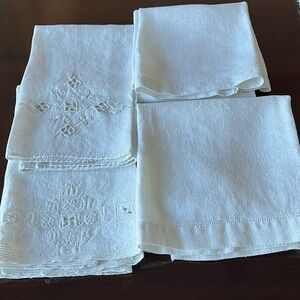 Antique Linens set of 4